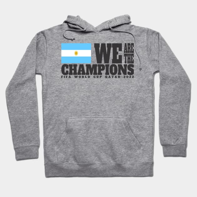 Fifa World Cup Qatar 2022 Champions - Argentina - Light Color Edition Hoodie by felinfelix